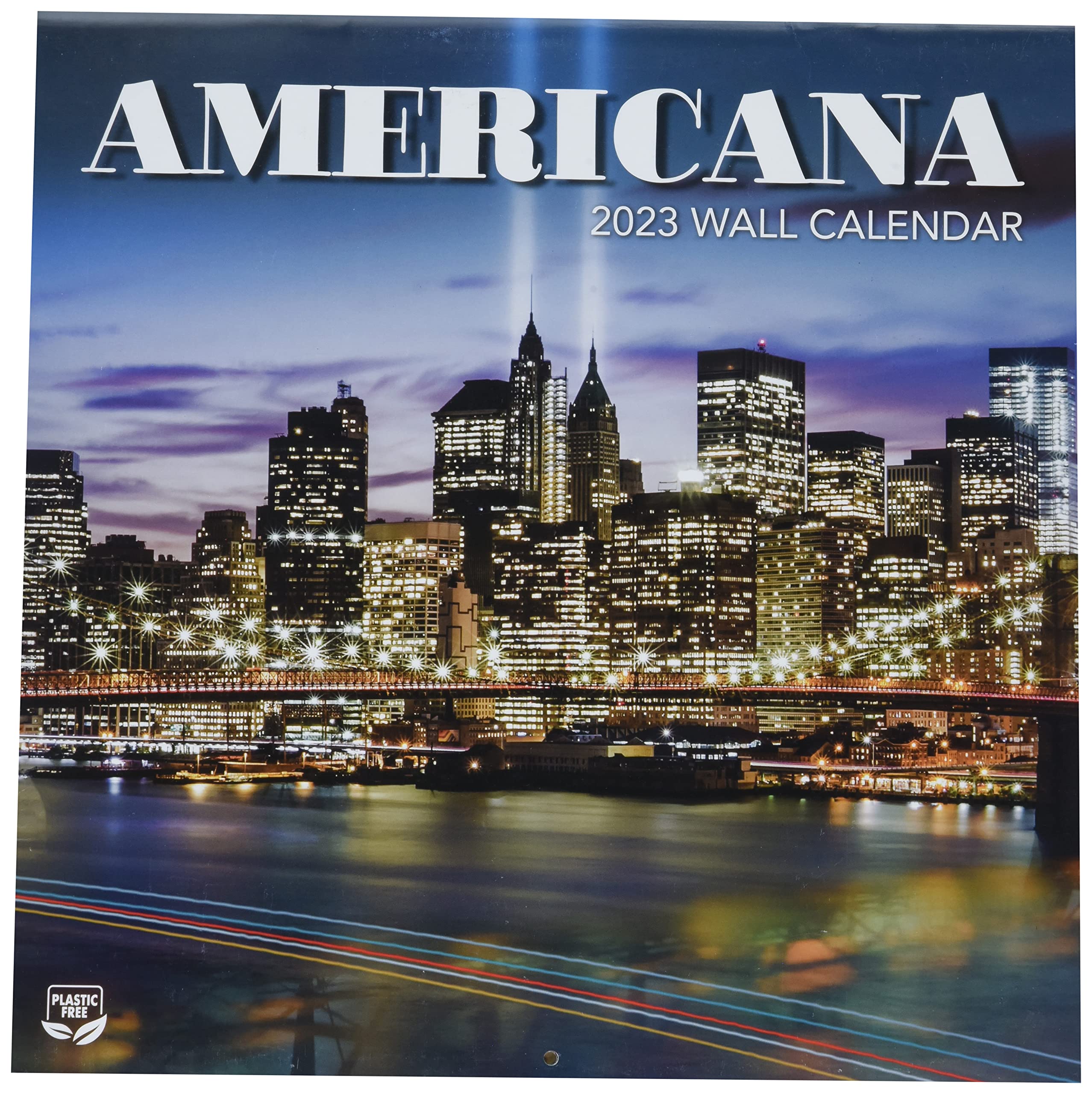 TURNER PHOTOGRAPHIC Americana 12X12 Wall Calendar 2024 - Beautiful Scenic Photo Calendar for Home & Office Decor (23998940096) | Perfect for Gifts, Planning, and Seasonal Decoration