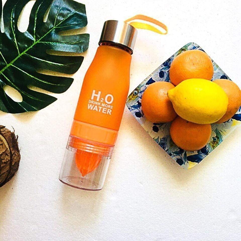 Transhome 650ml BPA-Free Plastic Fruit Infuser Water Bottle - Perfect for Gym, Hiking & Daily Hydration