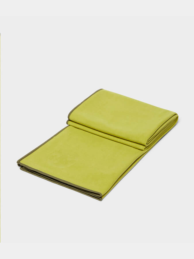 Manduka eQua Yoga Mat Towels - Non-Slip, Absorbent & Eco-Friendly for Hot Yoga, Pilates & Workouts - Perfect for Home & Studio Use