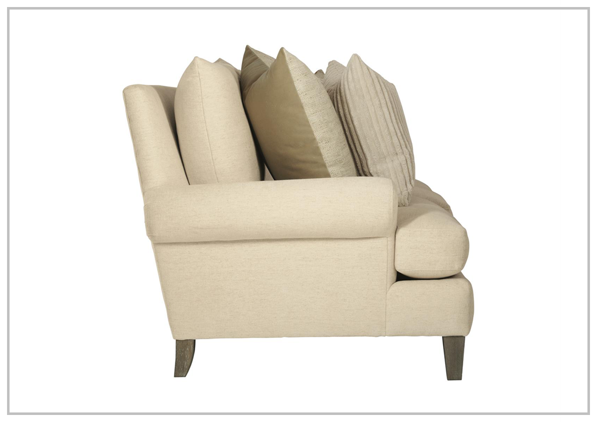 Bernhardt Isabella Fabric Sofa with Plush Feather Down Cushions - Luxurious Comfort for Living Room, Lounge & Family Gatherings
