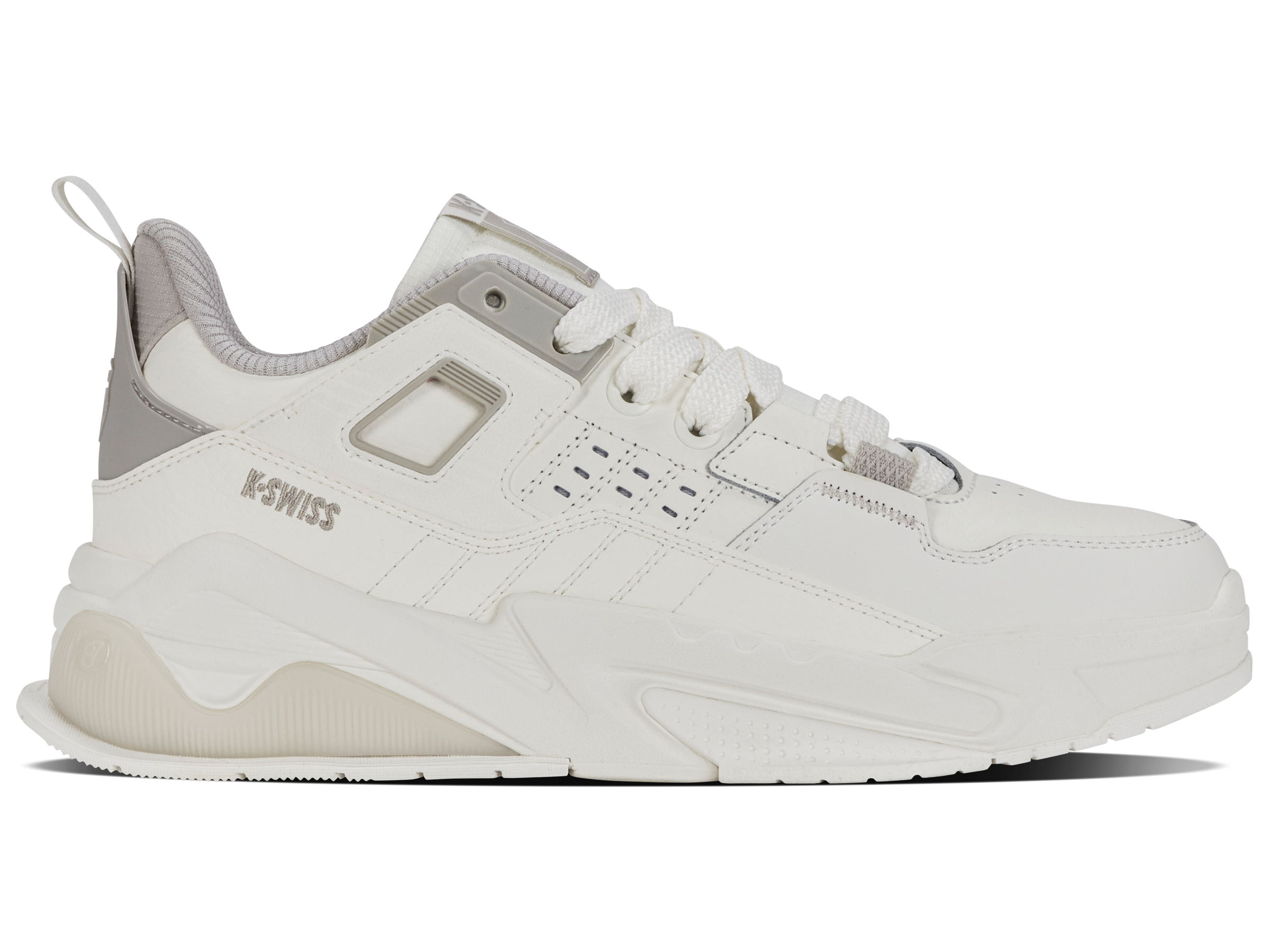 Techna Trainer 94077 942 M Running Shoes - Sail White/Taupe Gray - Lightweight & Comfortable for Jogging, Gym Workouts & Daily Wear