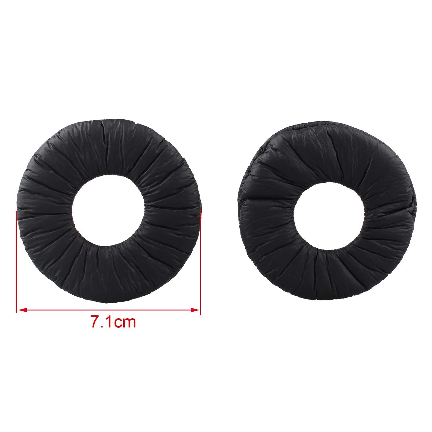 Replacement Ear Pads for Sony MDR ZX100 ZX300 X8Z1 Headphones - Soft Foam Cushion Covers (Black) - Perfect for Gaming, Music & Office Use