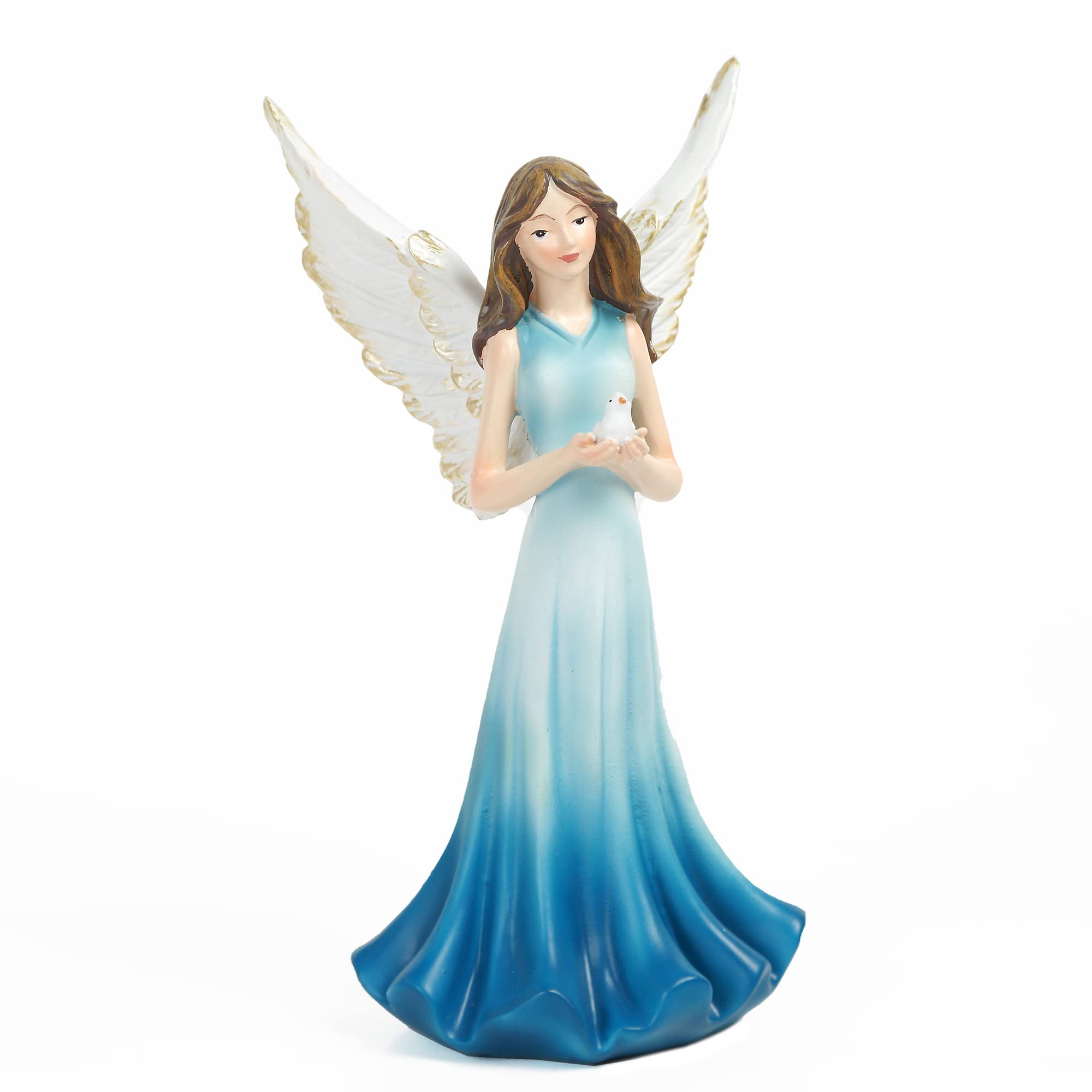 Angel Figurines Dog Memorial Gifts - Weibefee Angels Decorative Ornaments for Home & Office | Sympathy Gift for Pet Loss, Birthday Present for Mom | Perfect for Living Room, Bedroom, Desktop & Cabinets