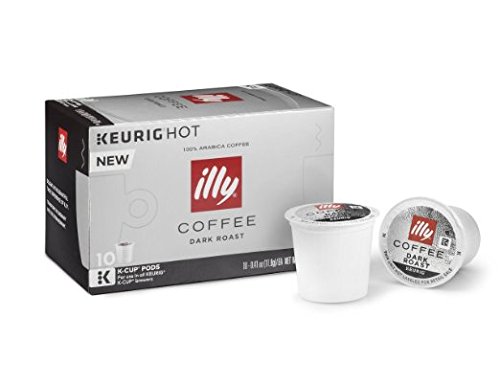 illy Dark Roast Coffee K-Cups Pods - 2 Boxes (20 Count) - Premium Espresso for Keurig Brewers | Perfect for Home & Office Coffee Breaks