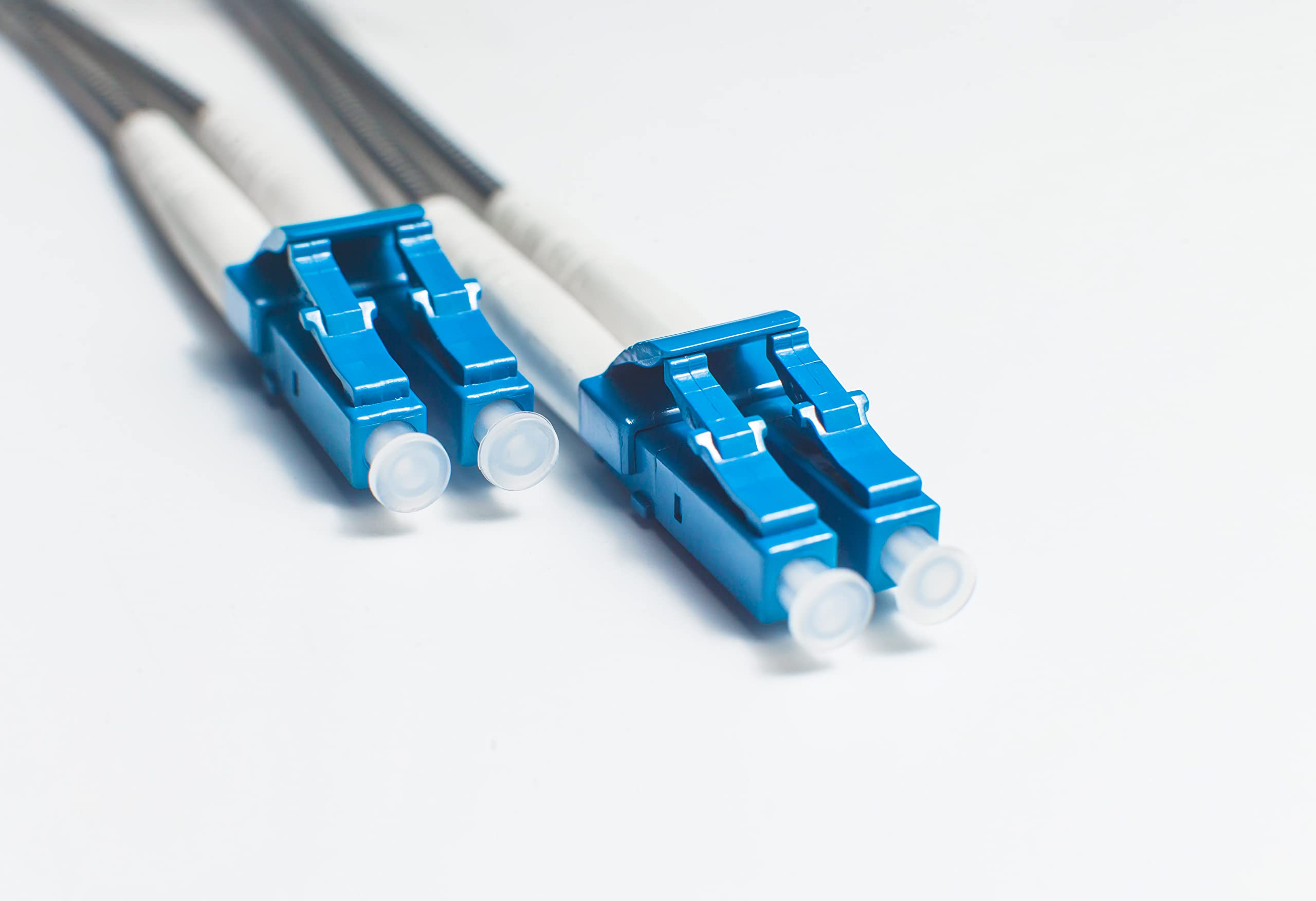 150M OS2 LC-LC Armored Fiber Optic Cable - LSZH 10Gbps Duplex 9/125 Singlemode Jumper (492.12ft) | Length Options 1M-200M | 10GBase-LR SFP Compatible | Indoor/Outdoor Networking, Data Center & Telecom Applications