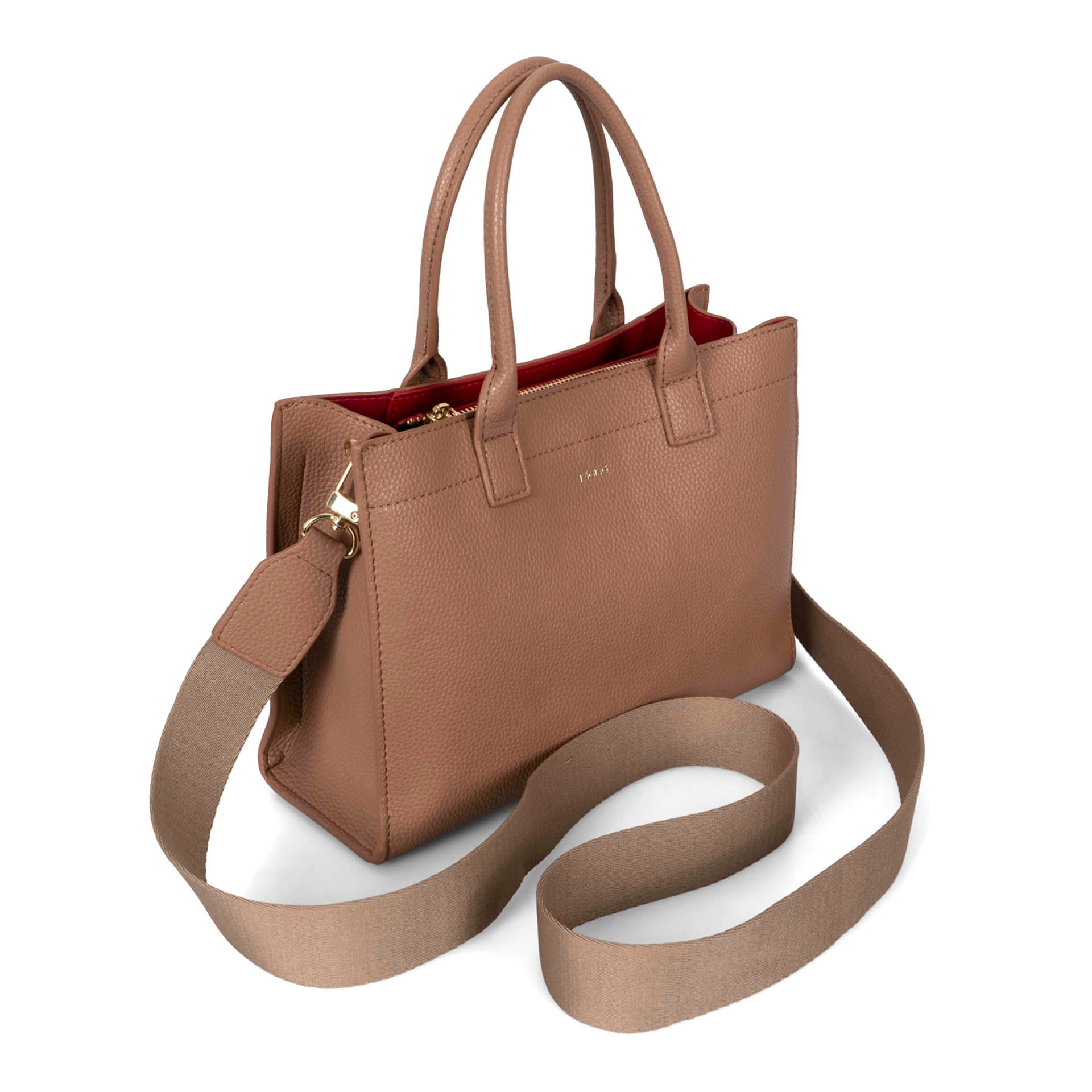 Riona Cady RFID Blocking Mini Tote Bag - Pebbled Leather Crossbody Purse for Women | Perfect for Travel, Shopping & Everyday Use