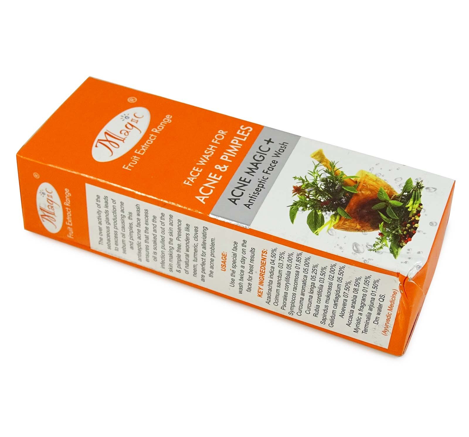 Nature's Essence Acne Magic Face Wash 60ml - Gentle Cleansing for Oily & Acne-Prone Skin - Perfect for Daily Skincare Routine & Travel