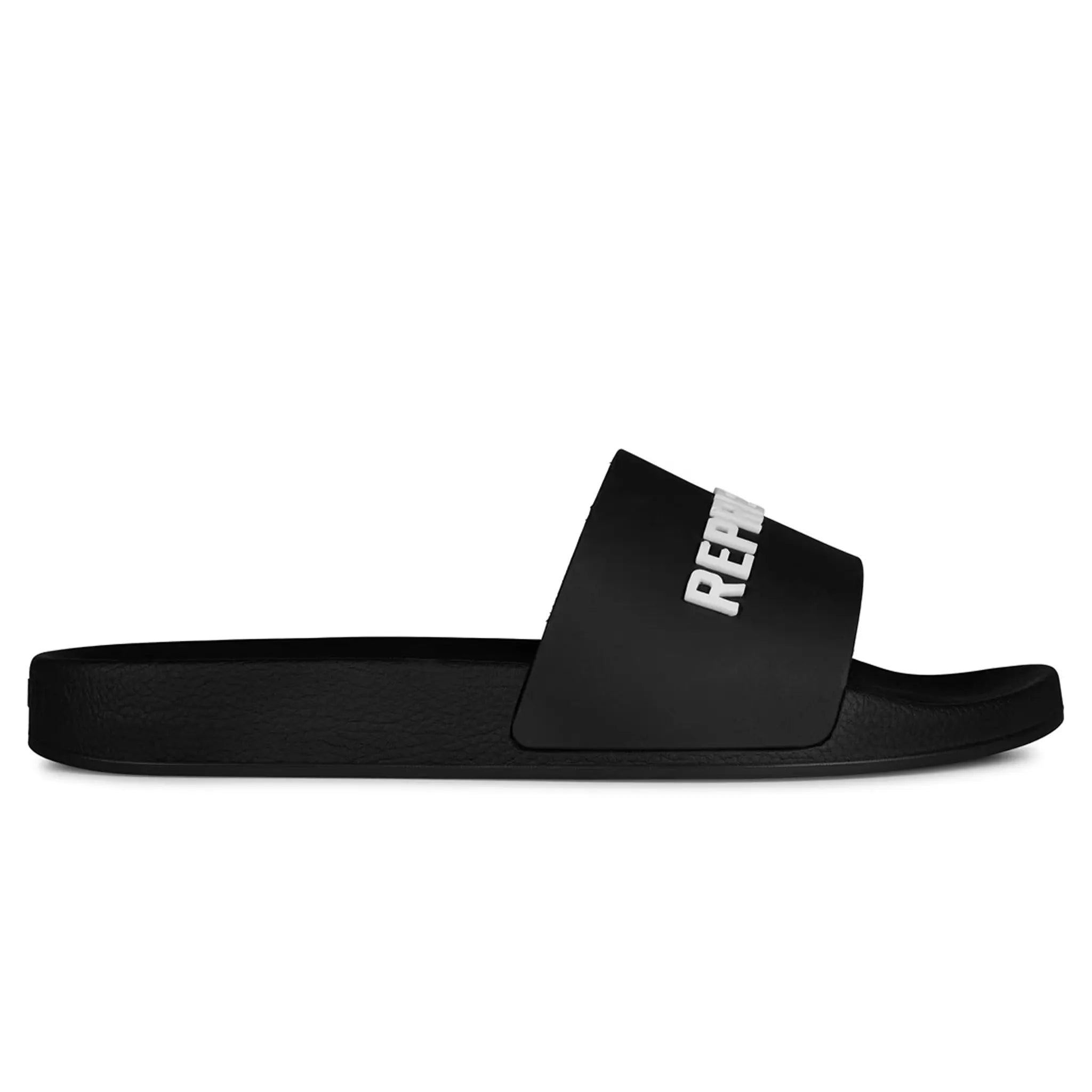 Represent Owners Club Black Pool Slides - Comfortable Summer Sandals for Men & Women - Perfect for Beach, Pool, and Casual Wear