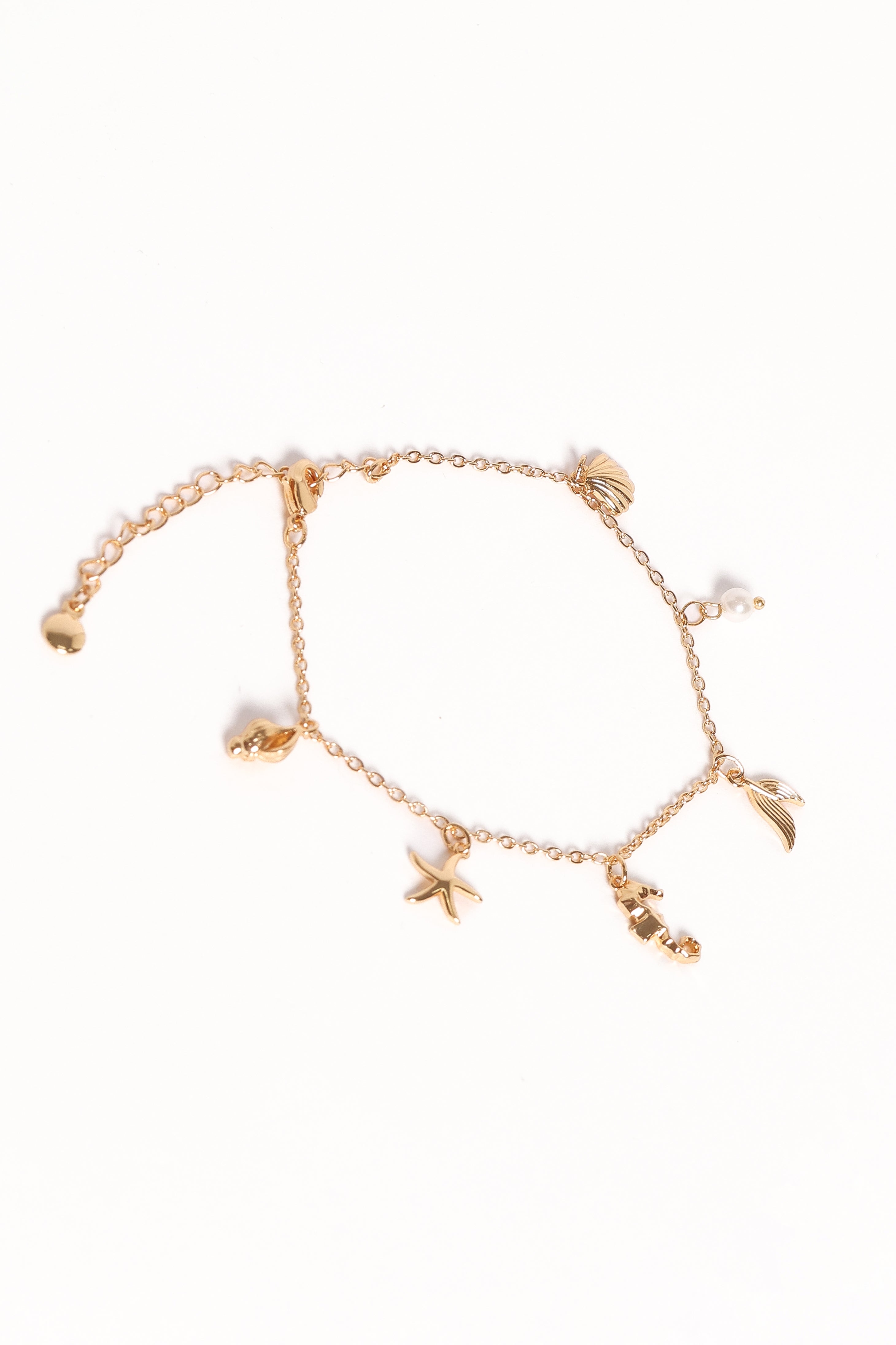 Alex Charm Bracelet for Women - 14K Gold Plated Adjustable Chain Bracelet - Elegant Jewelry Gift for Her - Perfect for Parties, Dates & Special Occasions