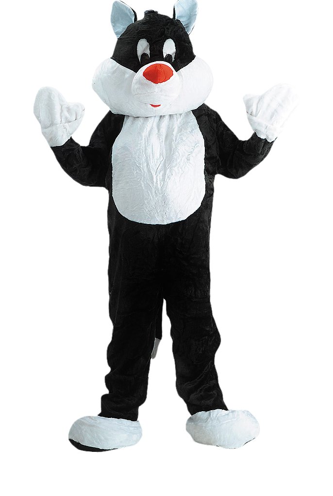 Cat 25911 Men's Halloween Costume Set - Top & Feet Separates (Universal Sizes L-XXL) for Cosplay, Parties & Themed Events
