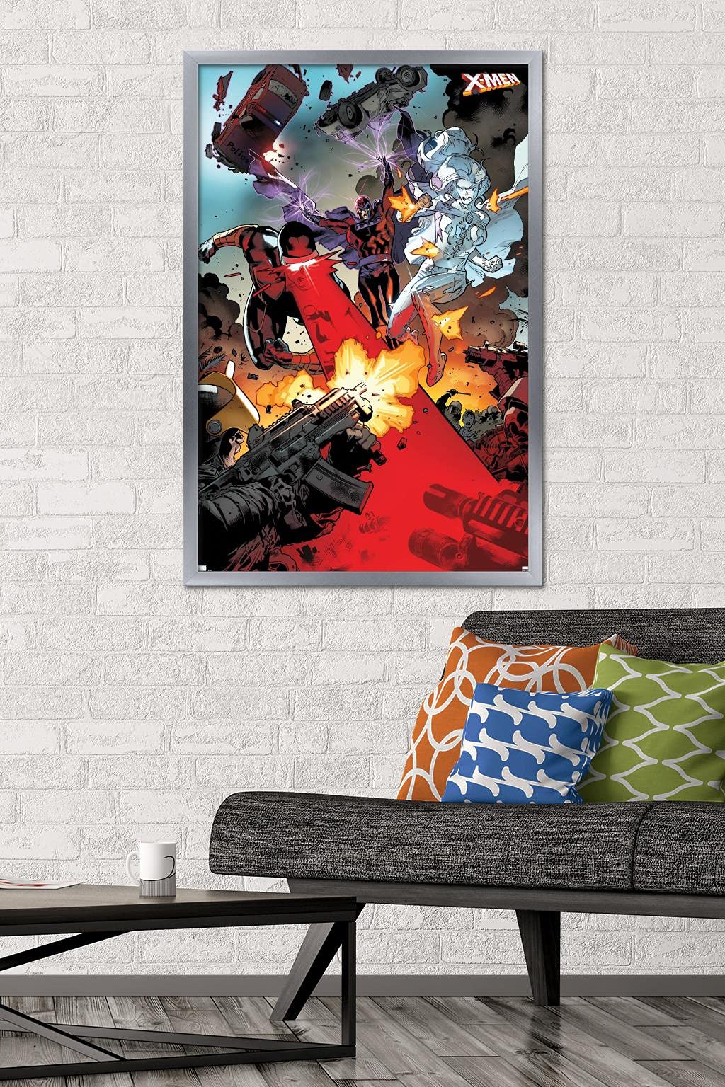 Marvel Comics X-Men Wall Poster - Cyclops, Magneto & Emma Frost Art Print (34