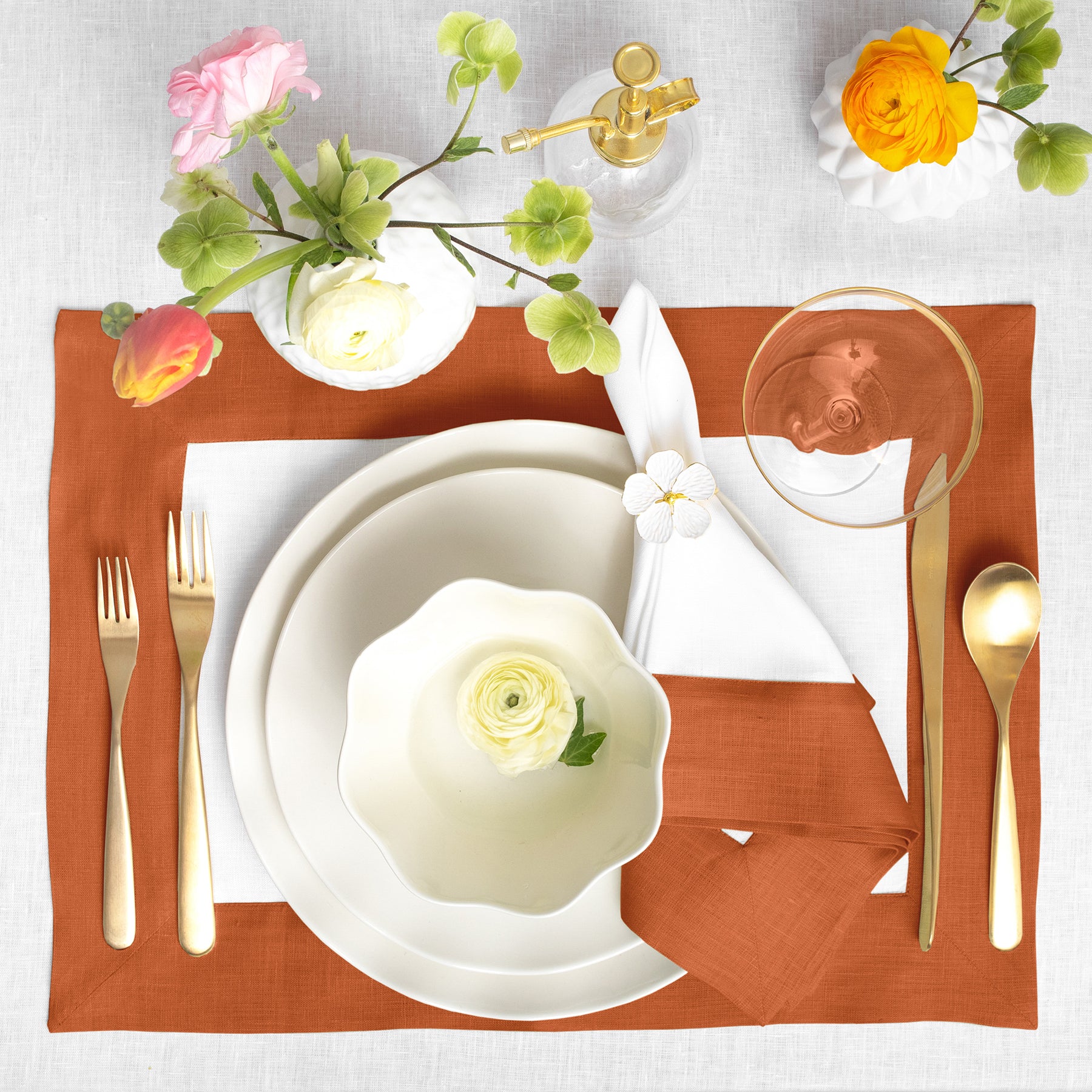 Stylish Contempo Placemats Set of 4 - Waterproof & Heat-Resistant Modern Table Mats for Dining Room, Kitchen, or Party Decor - Perfect for Everyday Use, Entertaining & Holiday Gatherings