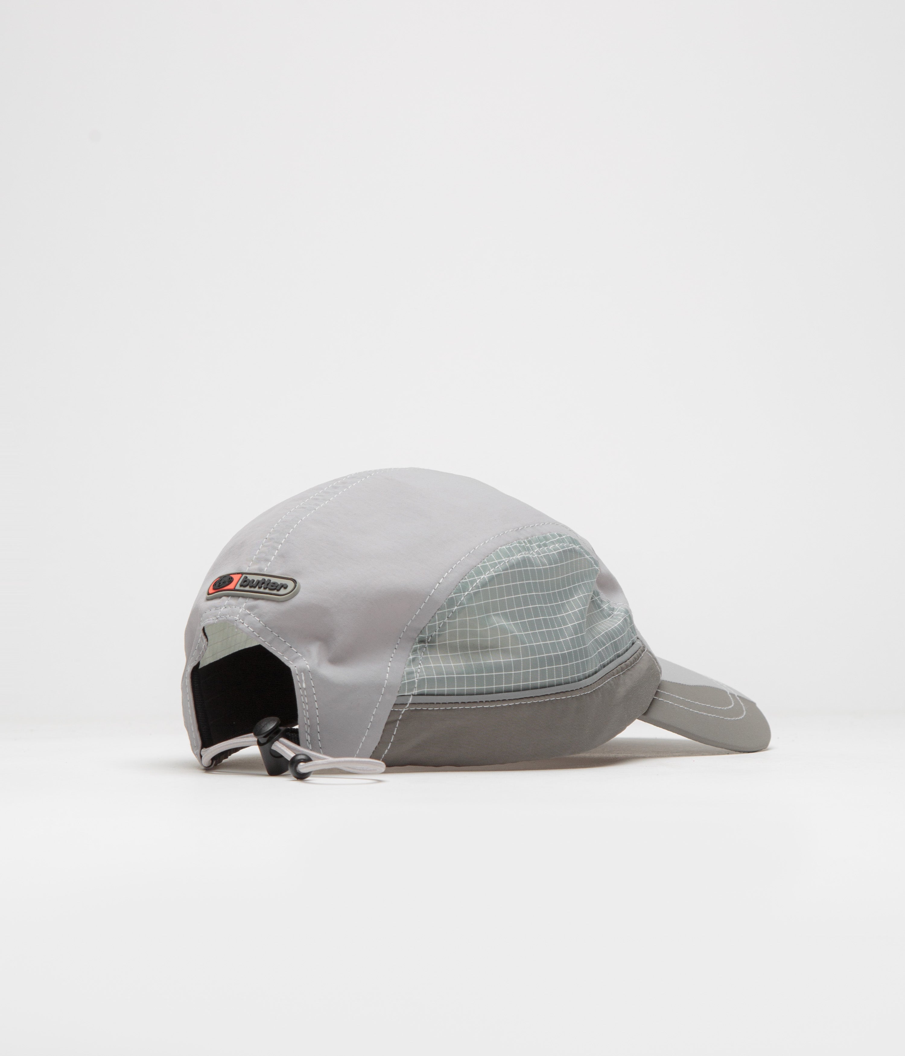 Butter Goods Cliff Running Cap - Lightweight & Breathable Grey Hat for Outdoor Jogging & Hiking - Perfect for Trail Running, Fitness Training & Adventure Sports