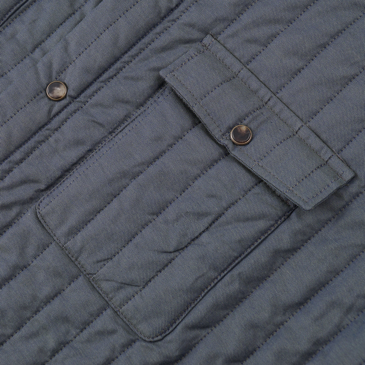 Finamore Quilted Cotton Shirt Jacket for Men - Lightweight Casual Overshirt with Button Front - Perfect for Spring & Fall Layering, Outdoor Activities and Office Wear