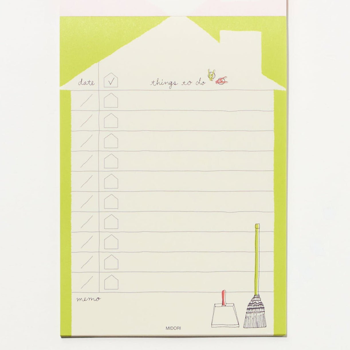 Midori DESIGNPHIL To-Do List Memo Pad - Premium Sticky Notes for Office, School & Home Organization - Perfect for Daily Tasks, Reminders & Productivity Planning