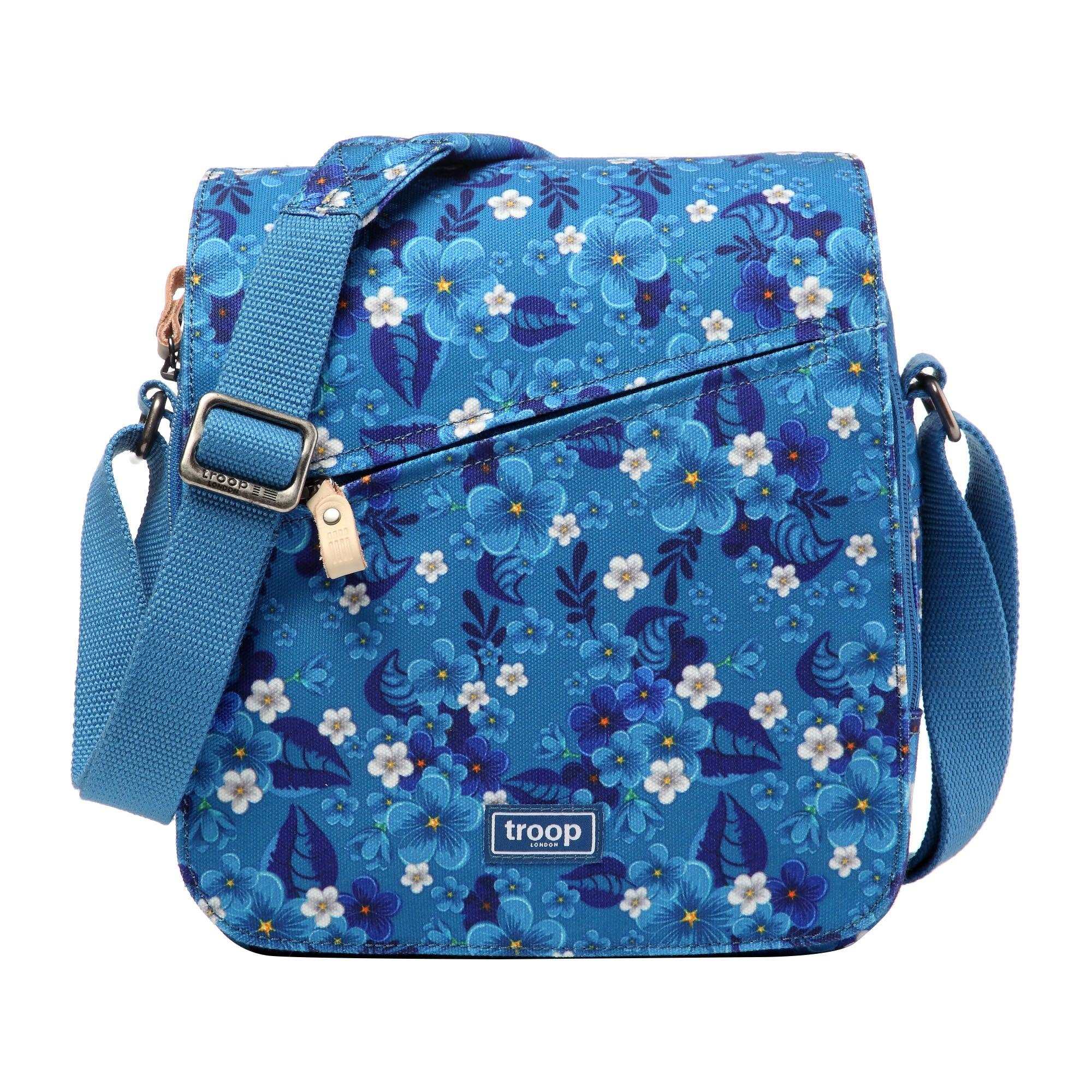 Troop London Classic Canvas Crossbody Bag for Men & Women - Stylish & Durable Shoulder Bag for Travel, Work & Everyday Use