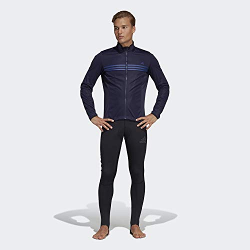 Adidas Men's Climawarm Padded Winter Bib Tights - Thermal Cycling Pants for Cold Weather Riding, Running & Outdoor Sports