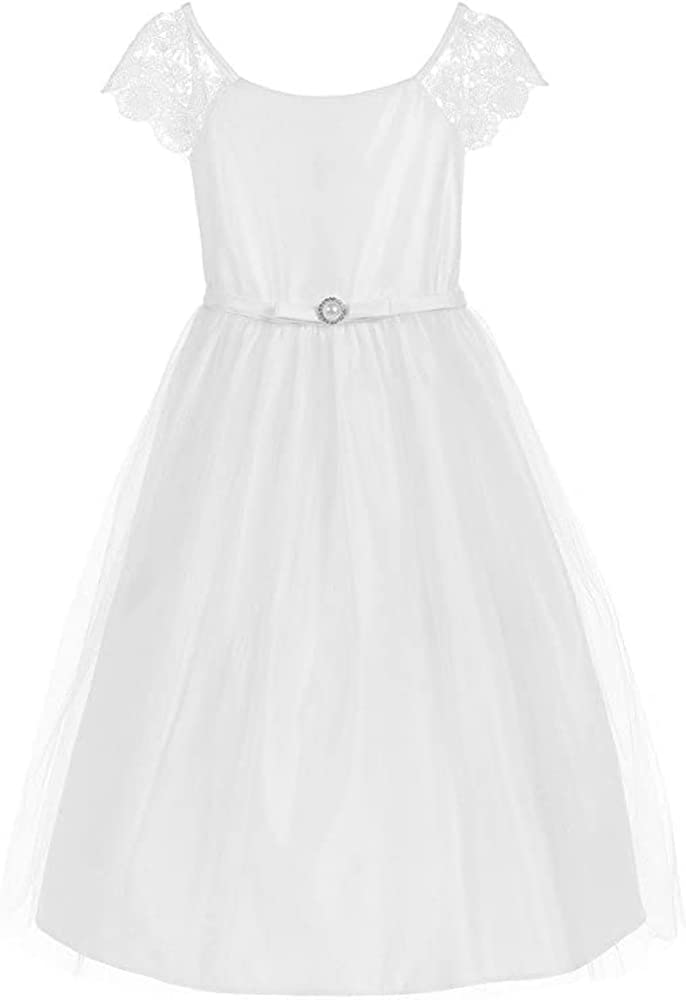 iGirlDress Flower Girl Dress for First Communion, Pageant, Wedding & Birthday - Elegant Party Dress for Special Occasions