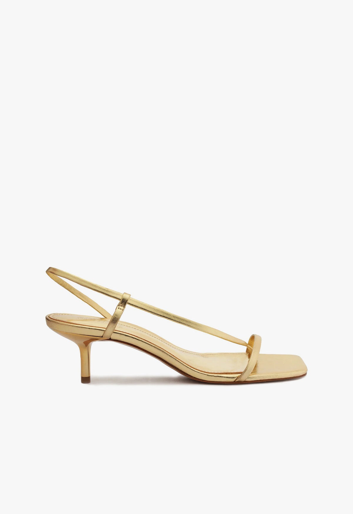 Heloise Metallic Nappa Sandal S24 - Mid Heel Height (S2184900010023) - Perfect for Evening Parties & Office Wear
