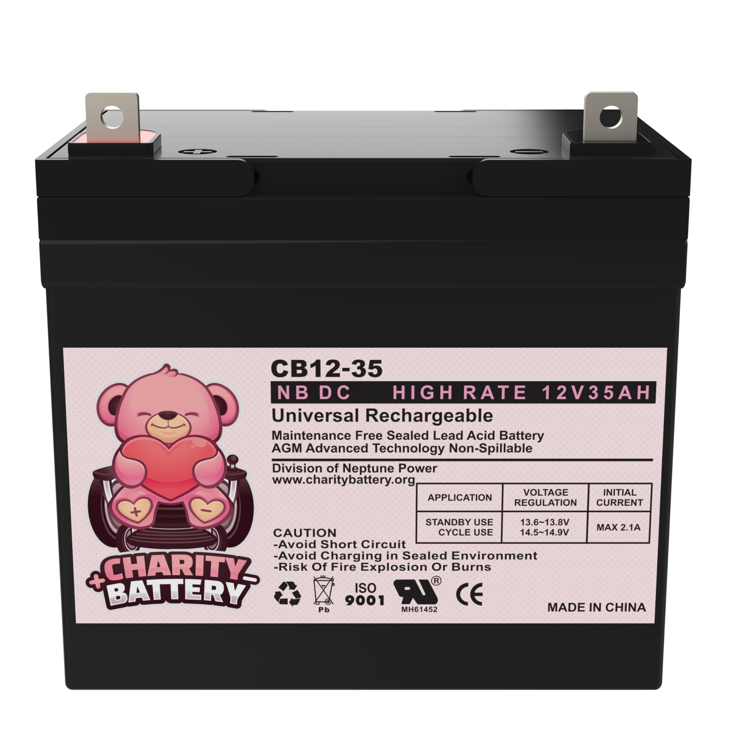 12V 35Ah Replacement Battery for Dixon 5423 Lawn Mower - Sealed Lead Acid (SLA) Battery - Perfect for Riding Mowers, Tractors, and Outdoor Power Equipment
