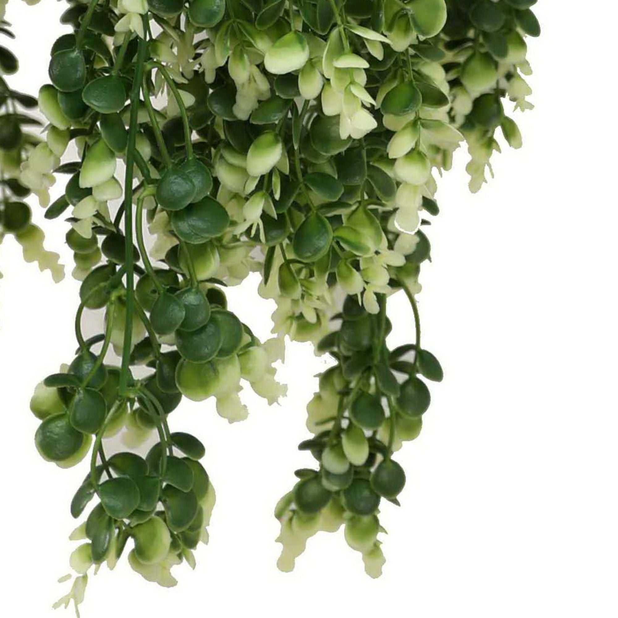 UV Resistant 43cm Artificial Spring Evergreen Hanging Basket - Perfect for Outdoor Patio, Garden Decor, and Porch Planters