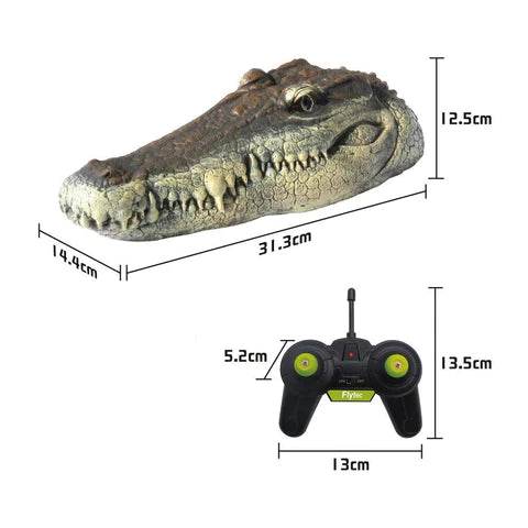 Crocadillo RC Crocodile Boat - Remote Control Swimming Toy for Kids & Adults, Pool & Lake Water Play, Fun Outdoor Gift