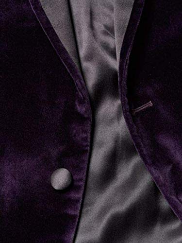 Luxury Men's Purple Velvet Blazer - Formal Smoking Jacket for Dinner Parties, Weddings & Special Occasions | Elegant Hosting Attire for Gala Events & Evening Wear
