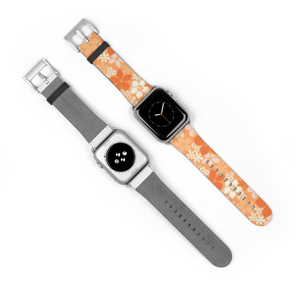 Groovy Pua Watch Band - Durable Silicone Replacement Strap for Apple Watch, Fitbit & Samsung - Perfect for Workouts, Swimming & Everyday Wear