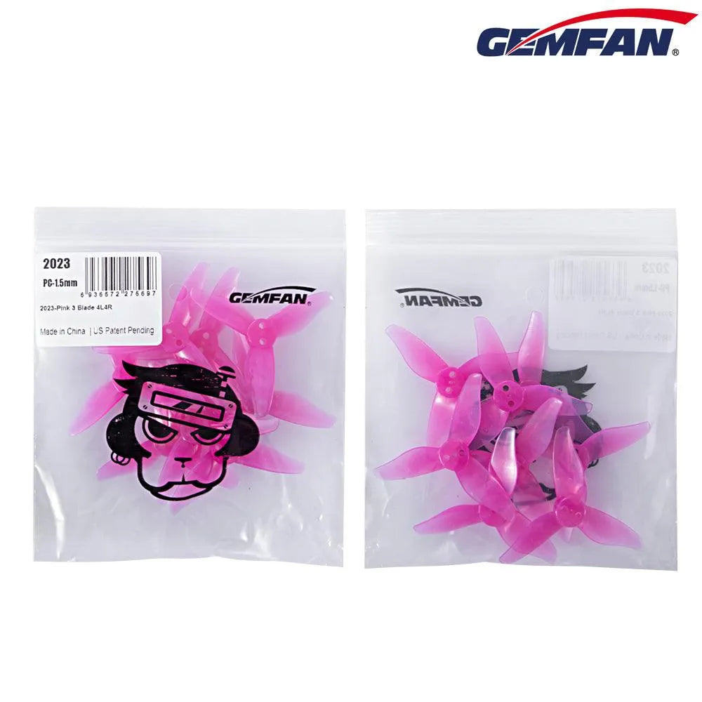 GEMFAN 2023 3-Blade 1.5mm Toothpick Propeller for Happymodel Bassline Drone - 16pcs Set - High Performance FPV Racing & Freestyle Flying Accessories