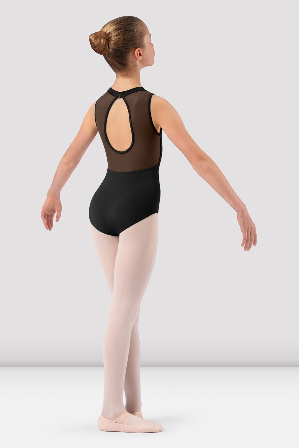 Girls Claire High Neck Leotard - Ballet Dance Gymnastics Leotard for Kids - Perfect for Ballet Class, Dance Practice & Gymnastics Performance