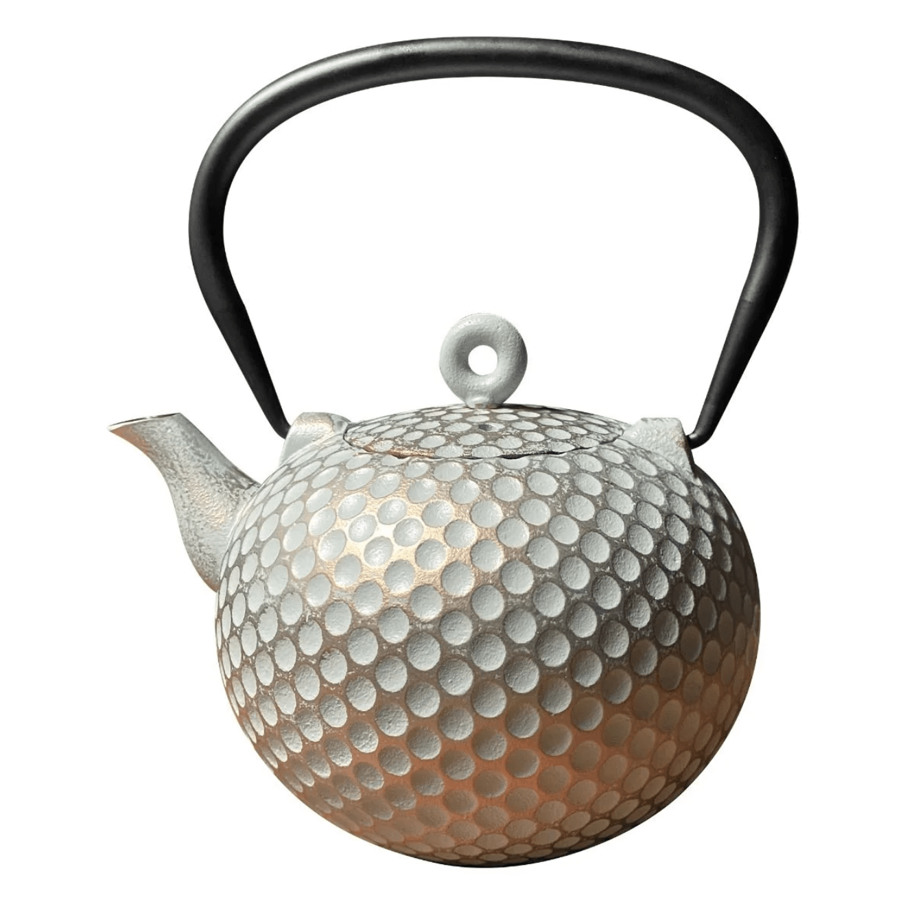 Premium 34 fl. oz Cast Iron Teapot with Mint & Gold Finish - Japanese Style Iron Teapot for Tea Brewing, Perfect for Home, Office & Tea Ceremonies