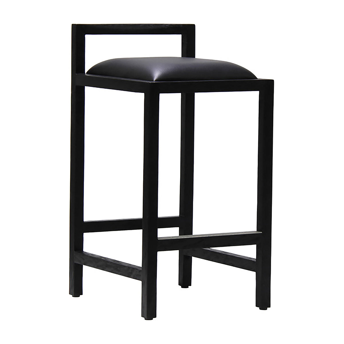 Koko Bar Stool - 26 Inch Height Adjustable Counter Stool with Backrest - Modern Kitchen Island & Breakfast Bar Seating for Home & Restaurant Use