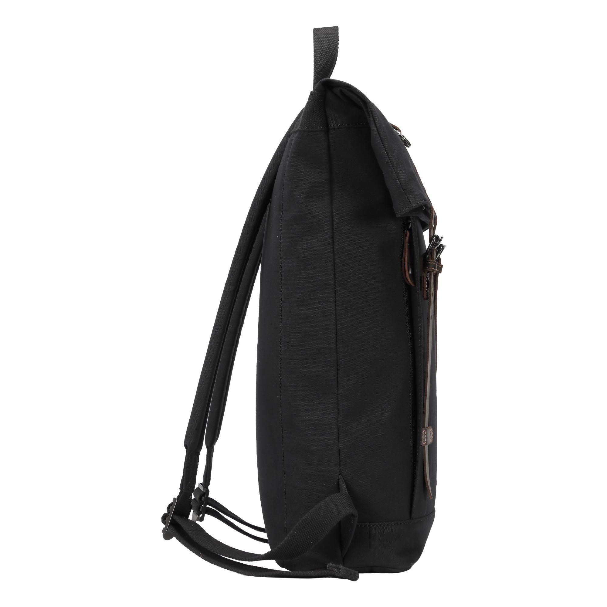 TRP0425 Troop London Heritage Canvas 15 Inch Laptop Backpack - Waterproof Smart Casual Daypack with Foldable Top for Work, School & Travel | Durable Business & College Backpack