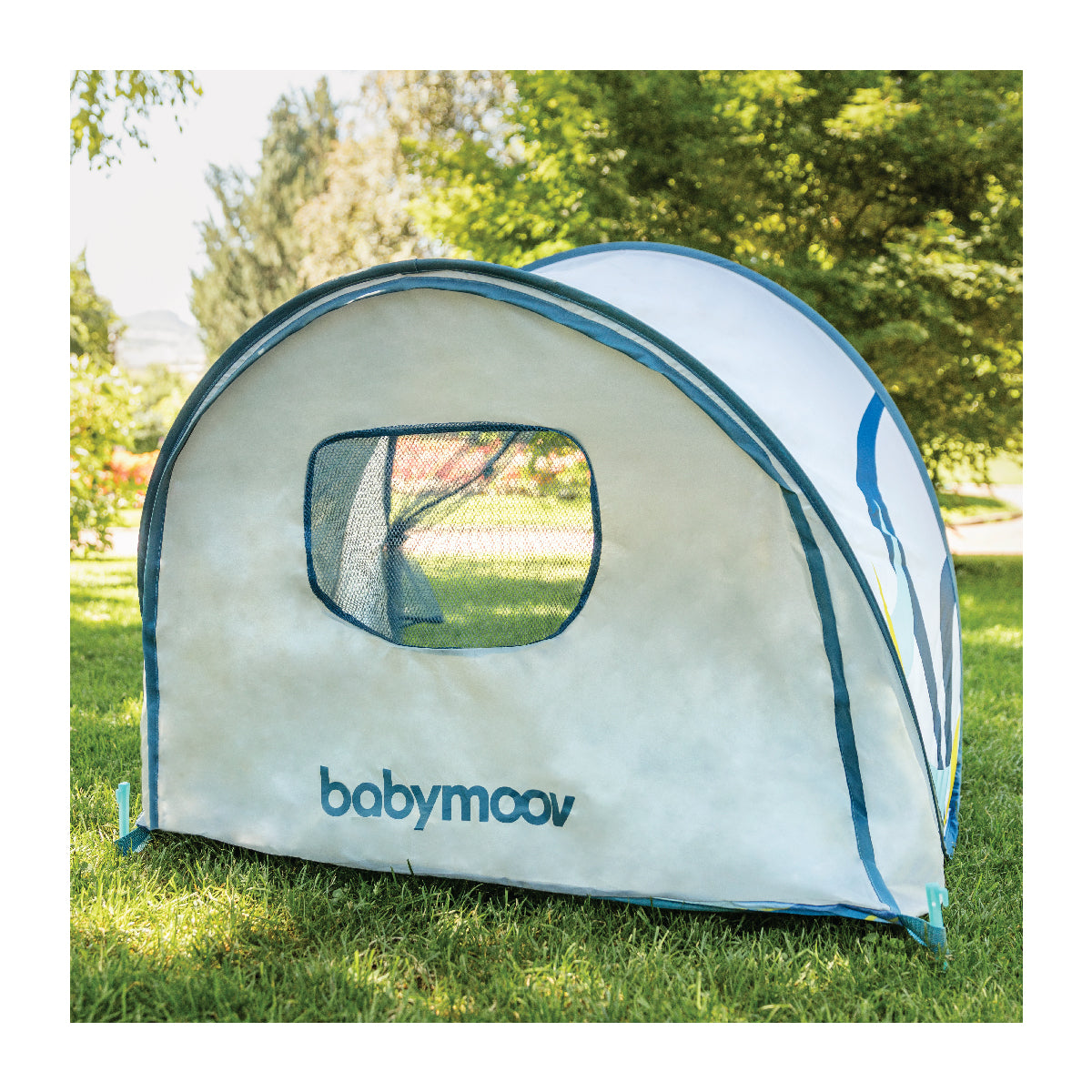 Babymoov UV Protection Foldable Travel Baby Tent for Beach, Park & Outdoor Play - Portable Sun Shelter for Infants & Toddlers
