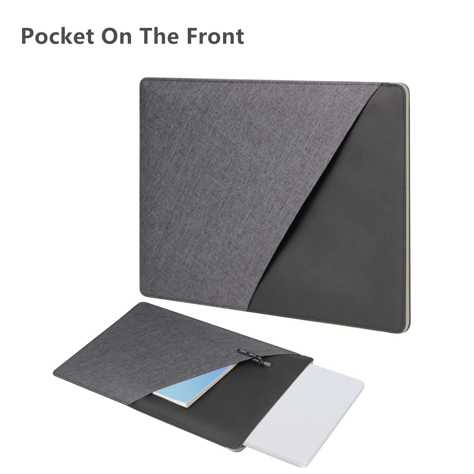 Megoo 13 Inch Laptop Sleeve - Slim Protective Case with Stand for Microsoft Surface Laptop 6/5/4 13.5
