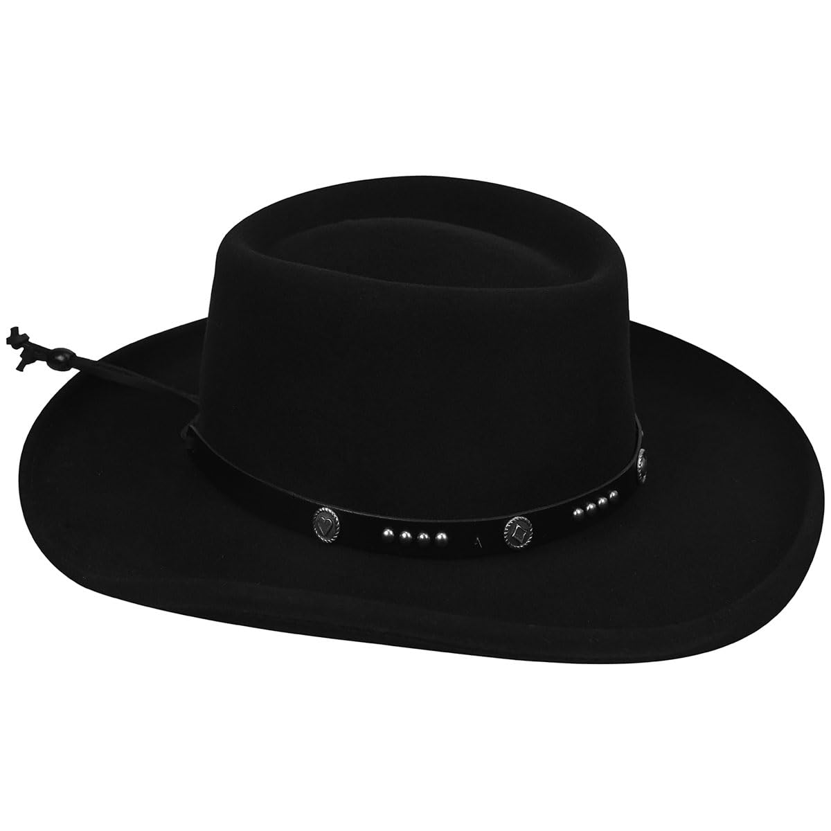 Renegade® Hickstead Western Cowboy Hat for Men & Women – Durable Felt Rodeo Hat for Horse Riding, Country Fashion, and Outdoor Adventures