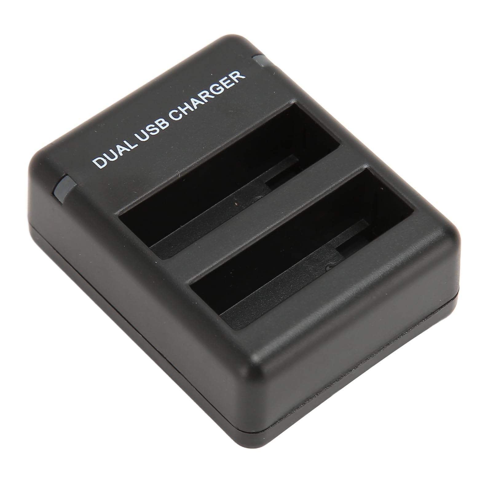 Dual Channel USB Camera Battery Charger with LED Indicator - Compact & Portable Charging Station for DSLR, Mirrorless Cameras - Safe USB/DC Power Supply for Travel & Photography