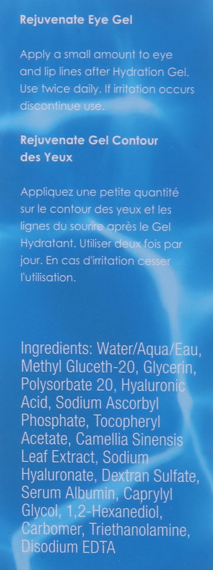 Rejuvenate Eye Gel for Dark Circles & Puffiness - 0.5 Fl Oz Anti-Aging Eye Treatment - Hydrating & Firming Under Eye Cream for Men & Women - Perfect for Morning & Night Skincare Routine