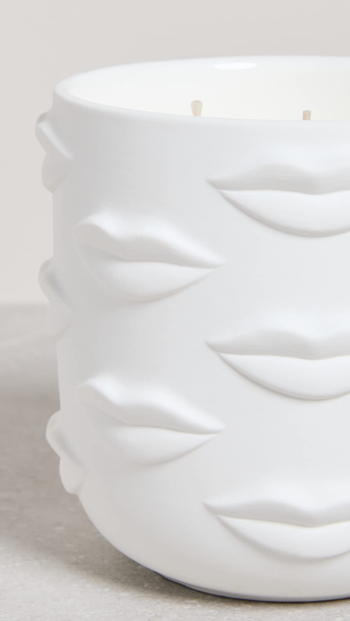Jonathan Adler Muse Bouche 3-Wick Scented Candle - White Luxury Home Decor Scented Candle for Women, Aromatherapy & Relaxation - Perfect for Living Room, Bedroom, Bathroom & Gift Giving