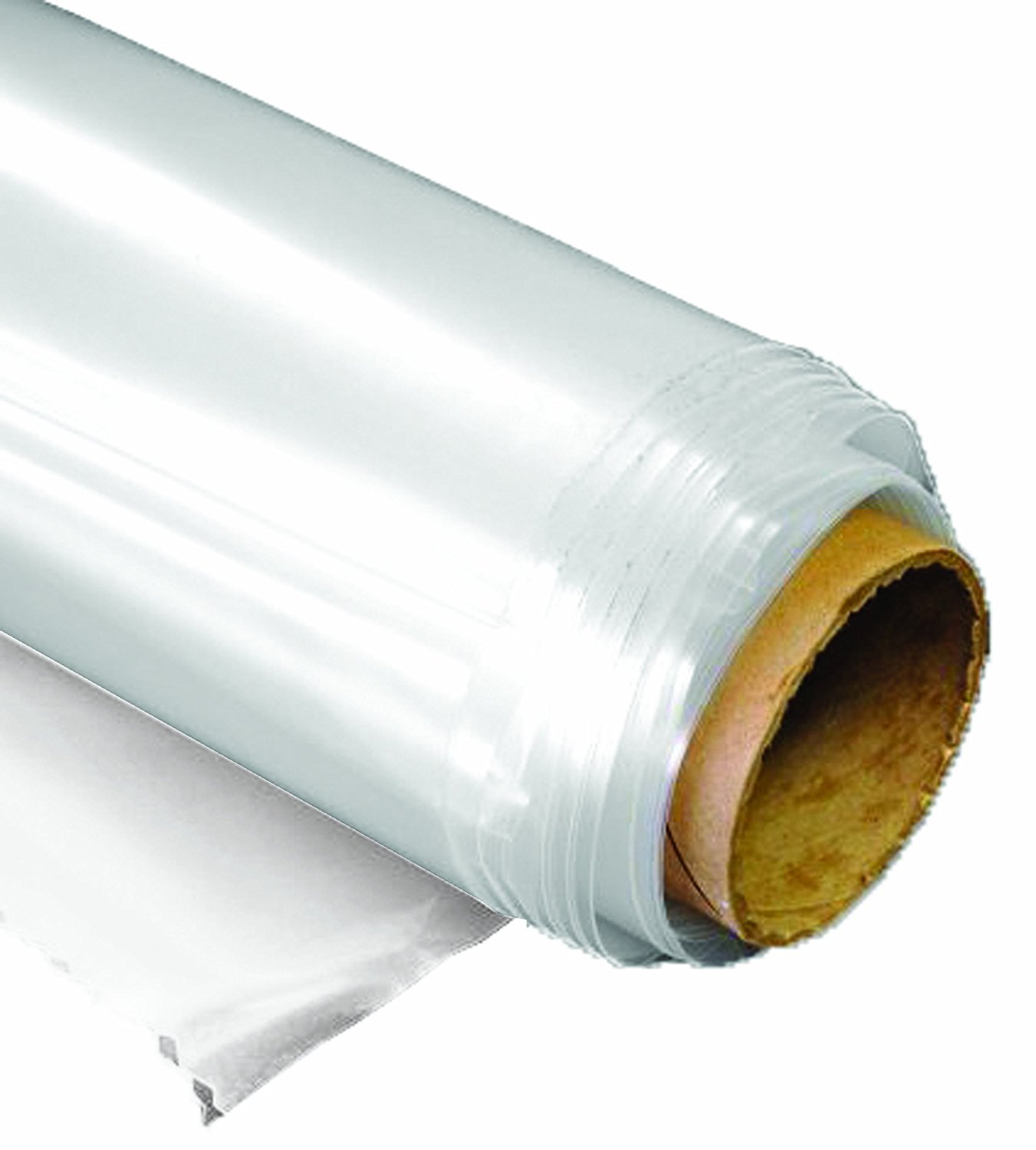 6 Mil Clear Greenhouse Plastic Film Cover - 16ft x 55ft Durable Polyethylene Sheeting for Plant Protection | UV Resistant, 4-Year Lifespan | Perfect for Backyard Gardens, Commercial Greenhouses & Plant Nurseries