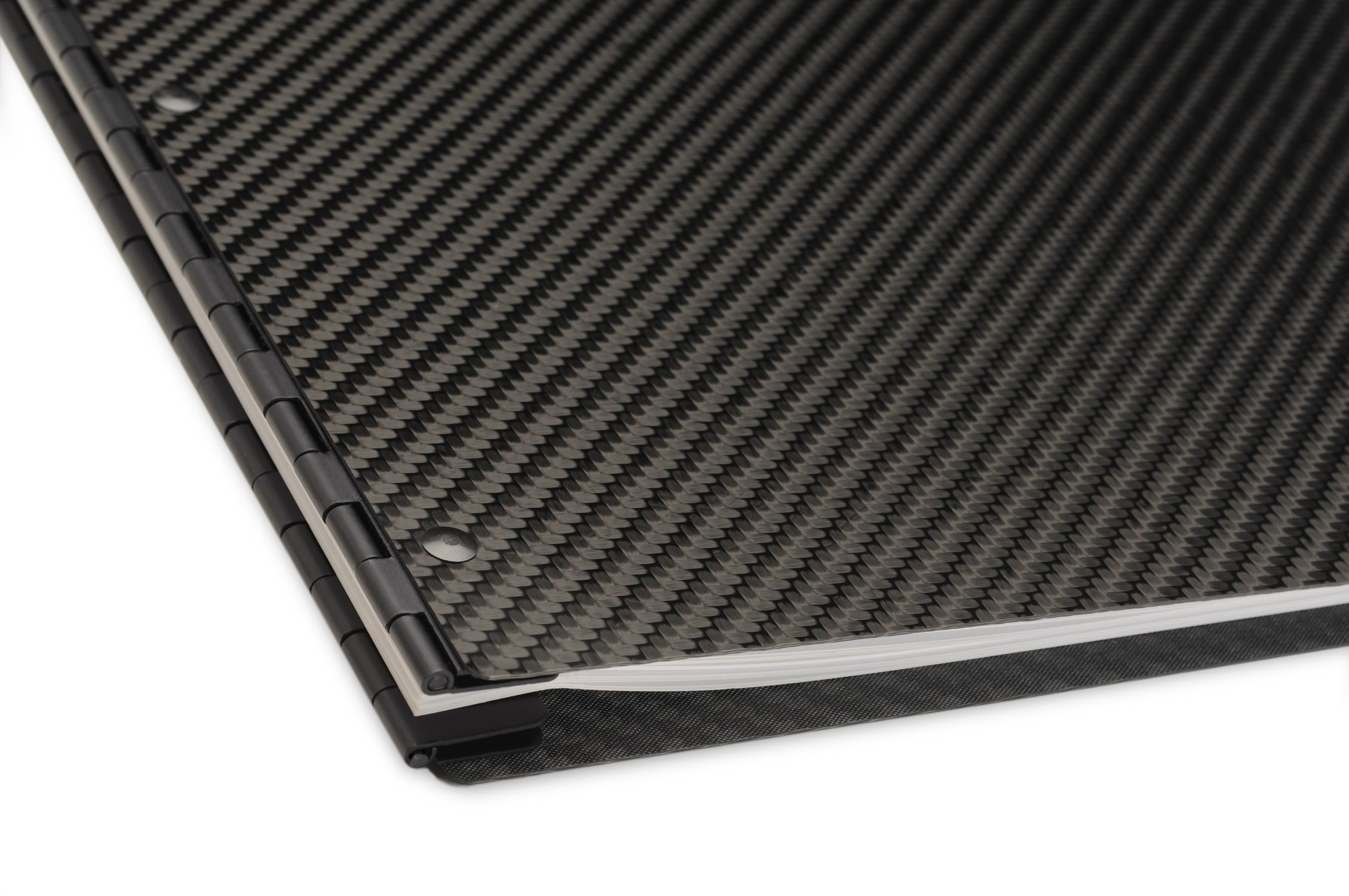 Pina Zangaro Carbon Fiber Screwpost Binder - 11x14 Portrait (34926) | Durable Presentation Portfolio for Artists & Photographers | Perfect for Art Exhibitions, Photo Albums & Professional Portfolios