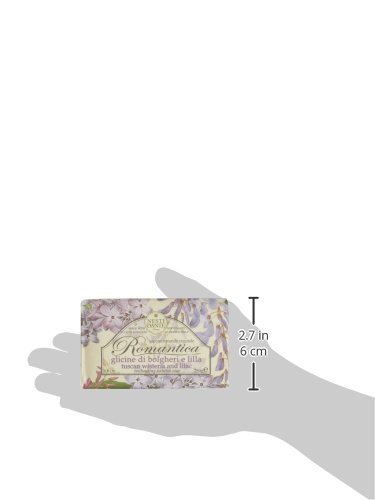 NESTI DANTE Romantica Florentine Rose & Peony Soap Bar 250g - Luxury Handmade Italian Soap for Bath, Shower & Gift Giving