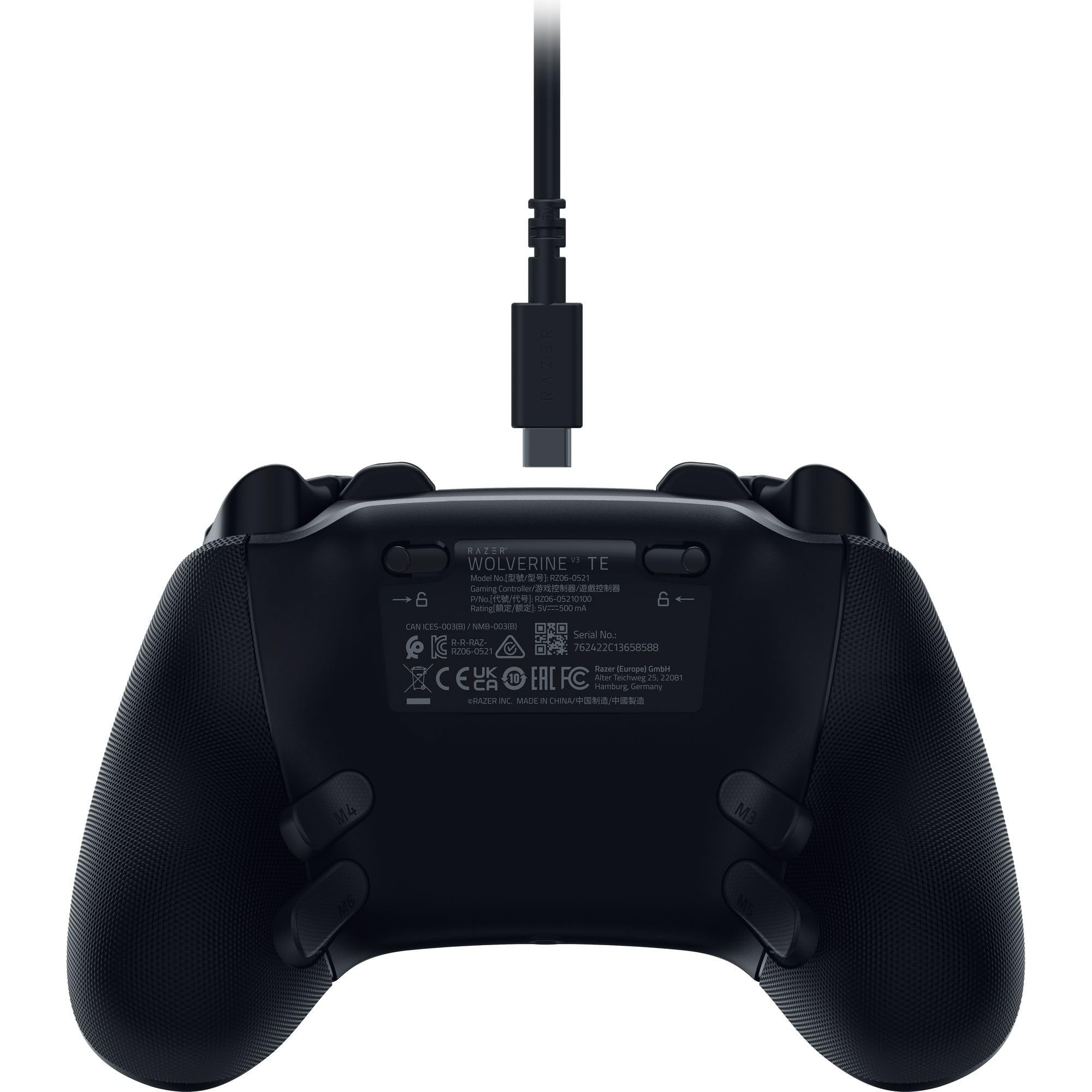 Razer Wolverine V3 Tournament Edition Wired Gaming Controller for Xbox Series X|S, Xbox One & Windows PC - 6 Remappable Buttons, Fast Triggers, USB-C Cable - Wired Tournament Mode - Black - Perfect for Competitive Gaming, Esports & PC Gaming Sessions