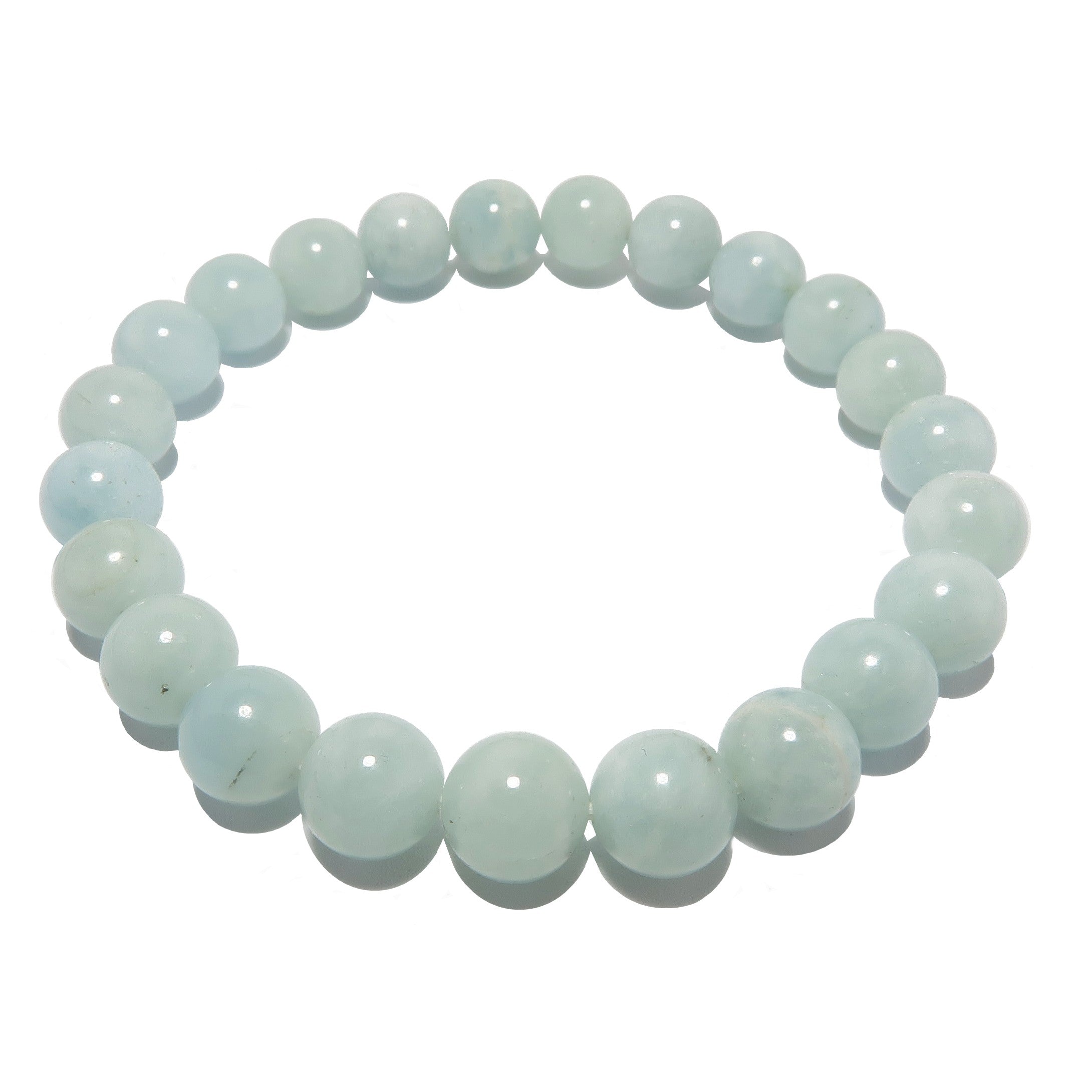 Aquamarine Bracelet for Women - Genuine Blue Gemstone Jewelry for Healing & Elegance - Perfect for Gifts, Meditation & Everyday Wear