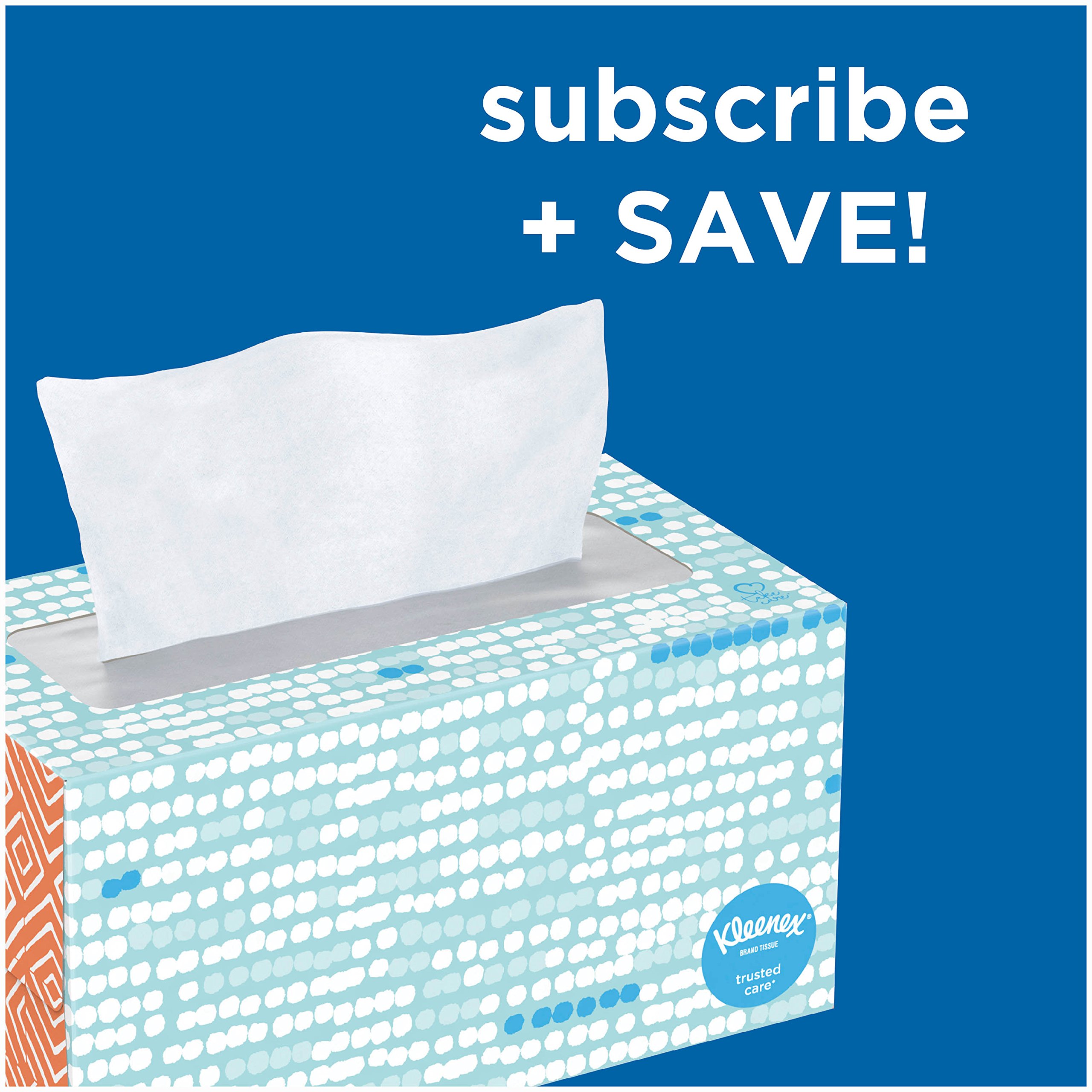 Kleenex Ultra Soft Facial Tissues - 3 Pack (120 Tissues per Flat Box) | Gentle & Strong for Daily Use at Home, Office & Travel