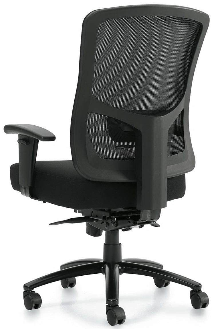 Ergonomic Mesh Back Heavy Duty 24-Hour Office Chair - Adjustable Lumbar Support & Breathable Design [OTG10703B] - Perfect for Home Office, Gaming, and Long Work Sessions