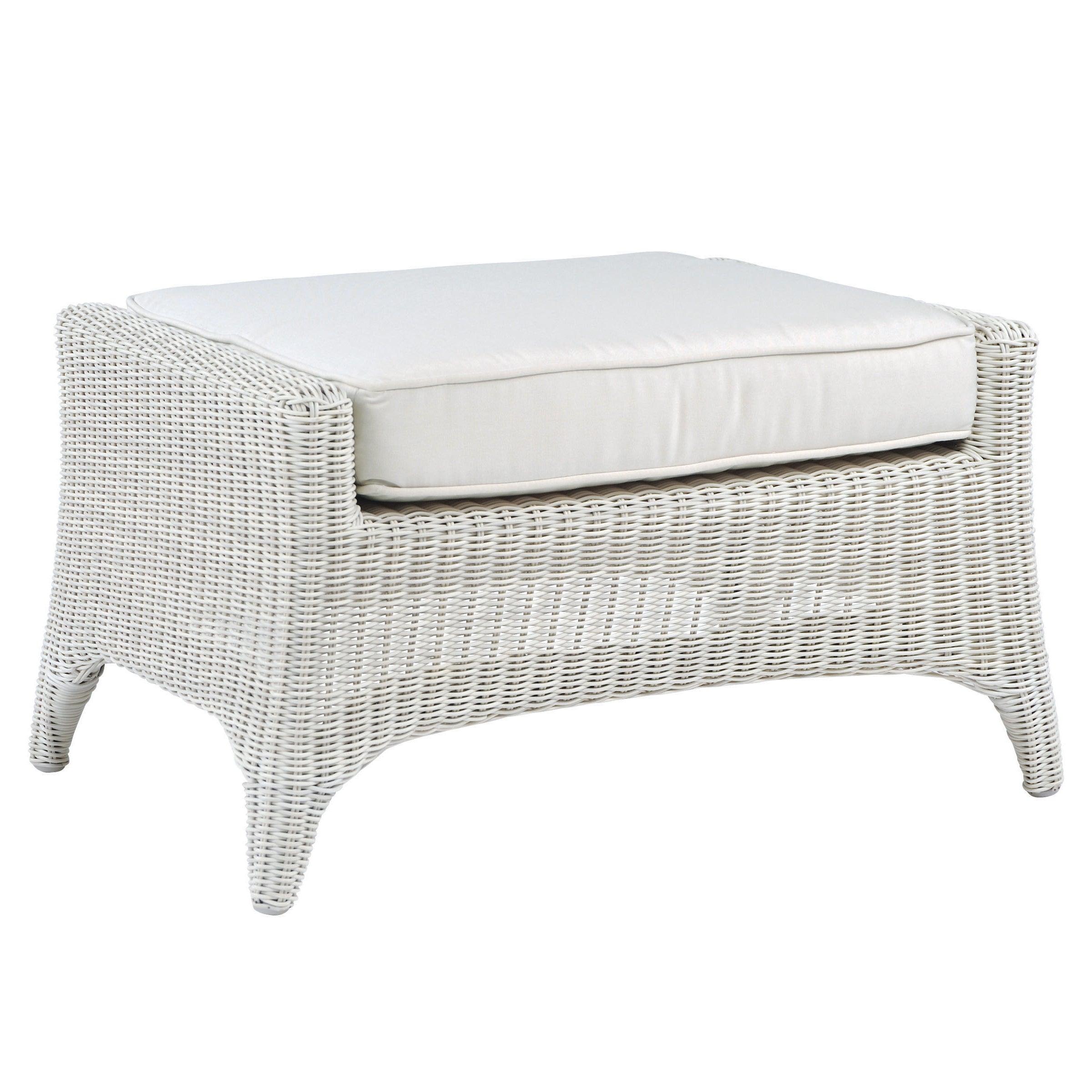 Cape Cod Ottoman - Stylish and Comfortable Footrest, Storage Bench, and Seating for Living Room, Bedroom, or Porch