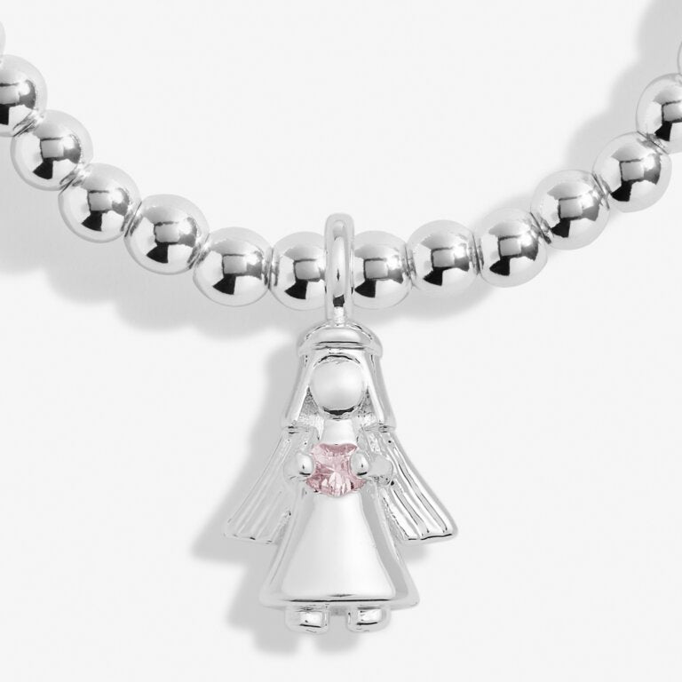 Joma Jewellery Angel Bracelet for Kids - 'A Little Angels Watching Over You' Charm Bracelet | Perfect Gift for Birthdays, Baptisms & Special Occasions