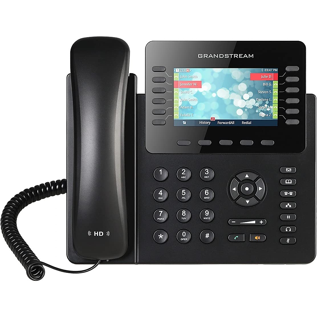 Grandstream GXP2170 IP Phone with Wired/Wireless Connectivity, Bluetooth Support & Wall Mountable - Ideal for Office, Home Business & Remote Work VoIP Communication