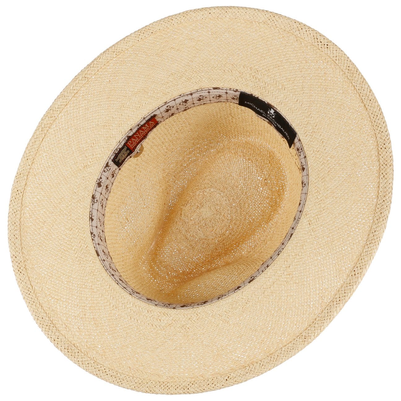 Andrew Farmer Panama Hat Zechbauer by Mayser - Premium Straw Fedora Hat for Men, Breathable Summer Sun Hat with Wide Brim, Perfect for Beach, Outdoor, Travel and Casual Wear